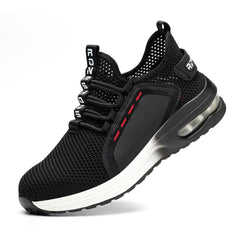 Black Anti-Slip Breathable Safety Shoes