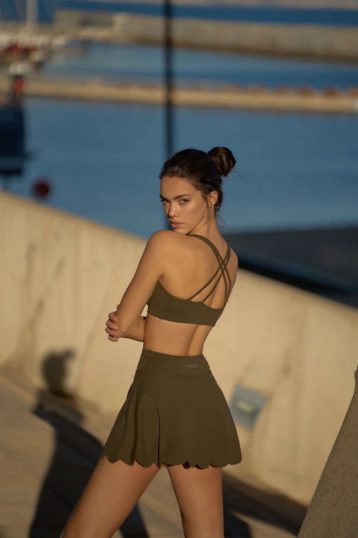 Women's High-Waisted A-Line Tennis Skirt